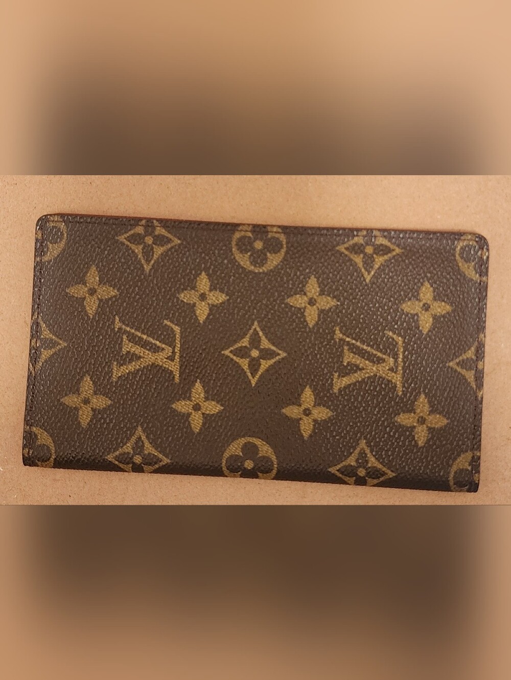 Louis Vuitton Monogram Canvas Brown/Tan Long Bi-Fold Wallet
